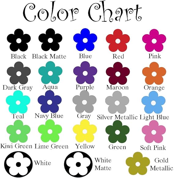 Vinyl Name Split Monogram Decals - Custom & Personalize - Many Colors & Sizes - Including Glitter