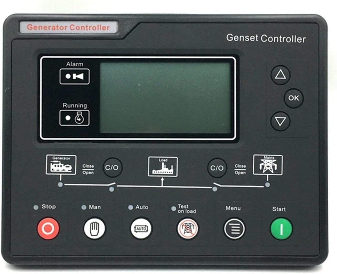 HGM6120U HGM6110U Generator Controller LCD Display Auto Start Stop Control Panel 1Pcs(6110U)