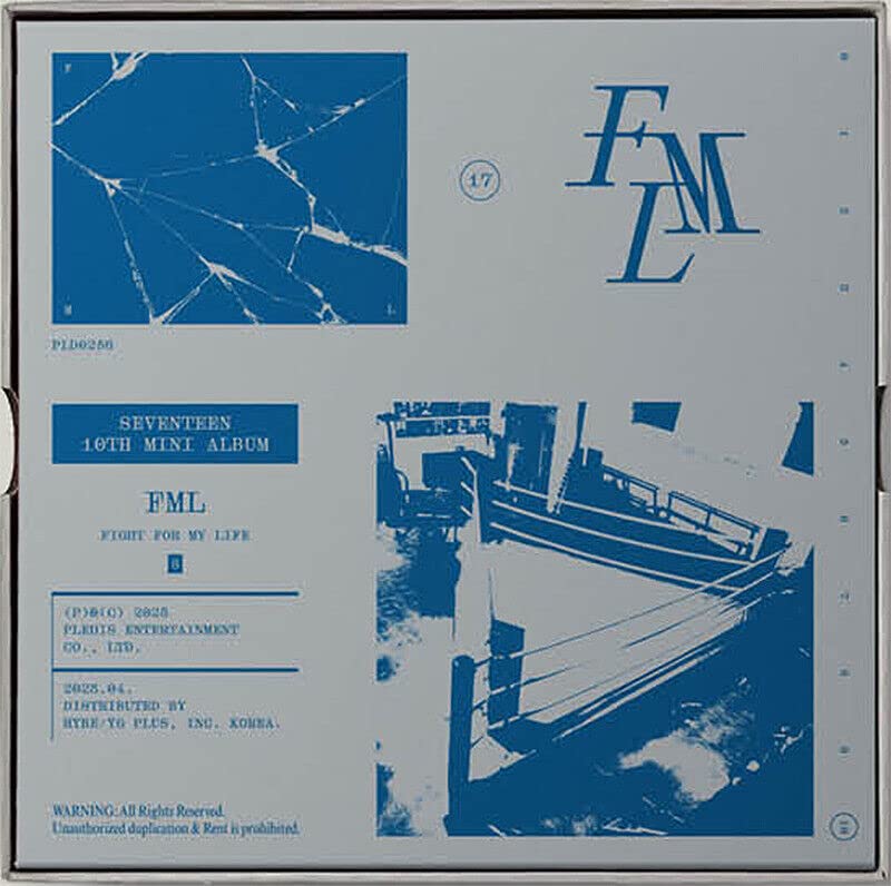 Album SEVENTEEN FML 10th Mini Fight for My Life avec carte collector cadeau K-Pop scellé