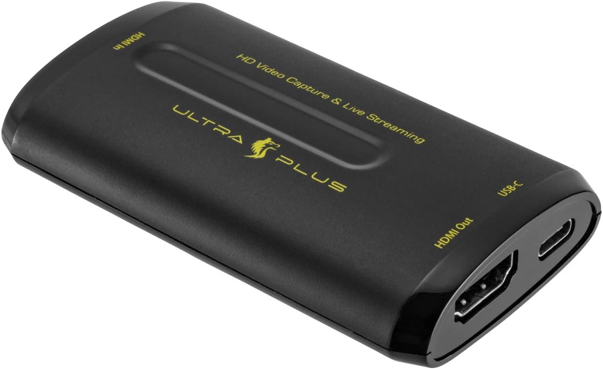 Princeton ULTRA PLUS HDMI Video Capture Unit (Software Encoding, 1080p/60fps, Game Recording and Distribution) UP-GHDAVL