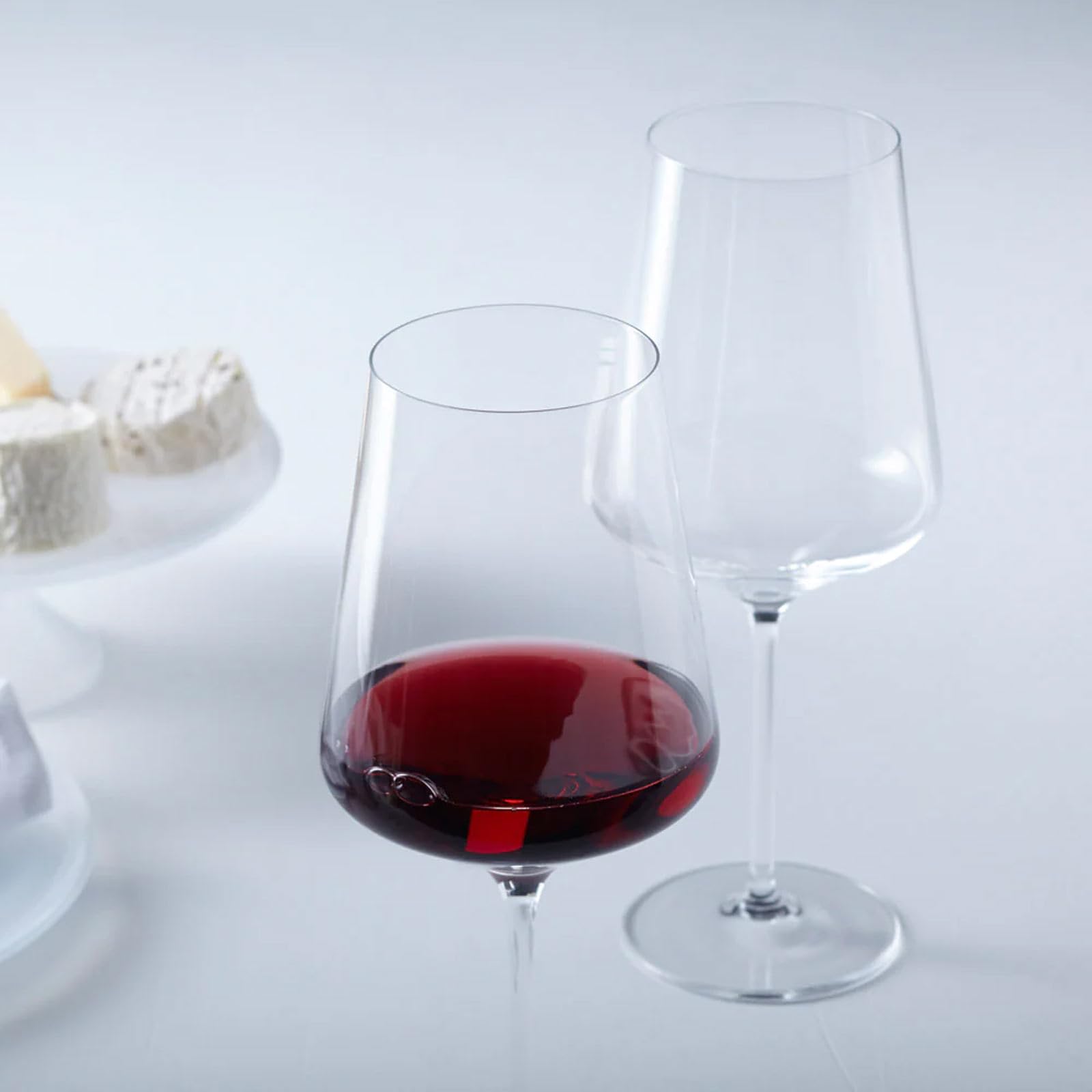 LEONARDO HOME Juego de 6 copas de vino tinto Puccini Gastro Edition, copas de vino calibradas con 0,2 l – Calibre y 0,1 l – Línea auxiliar, relleno de borde 750 ml, vasos normalizados para hoteles y