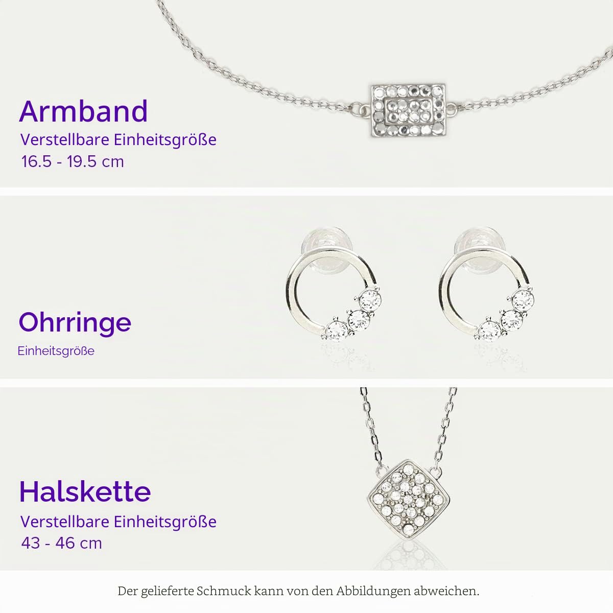 JuwelKerze Happy Birthday Armband Silber - Schmuckkerze 80 Std - große Duftkerze mit Süßem Duft - weiße Kerze mit Schmuck Überraschung - Geschenke für Frauen, Geburtstag