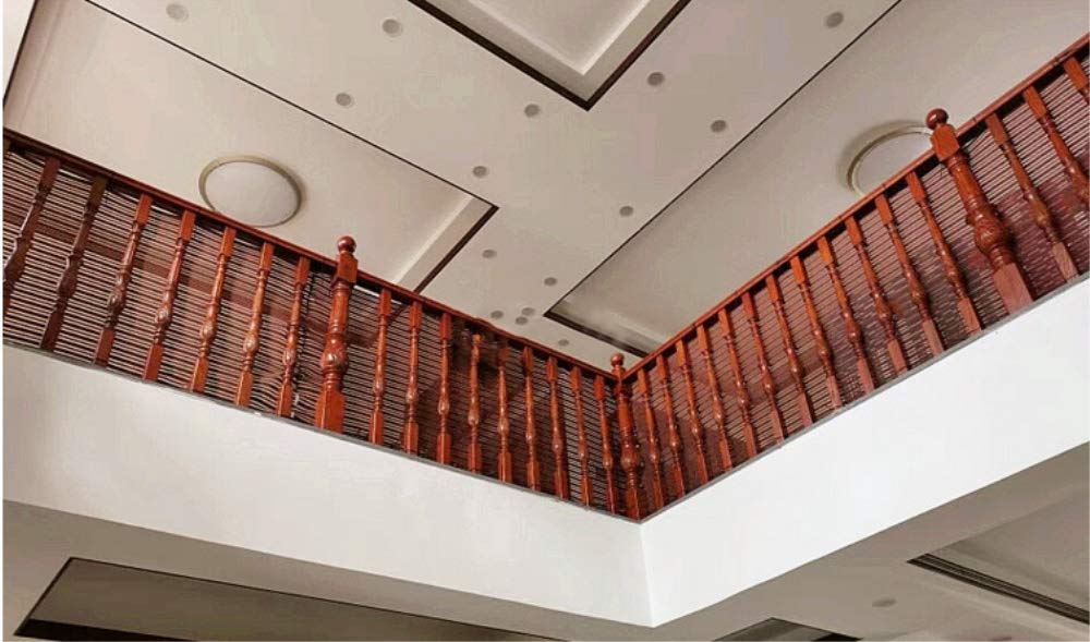 Schody antypoślizgowa siatka zabezpieczająca balkon schody patio barierka ogrodzenie siatka dla dzieci zwierzęta domowe, kawa, 0,9 x 3 m x 10 stóp