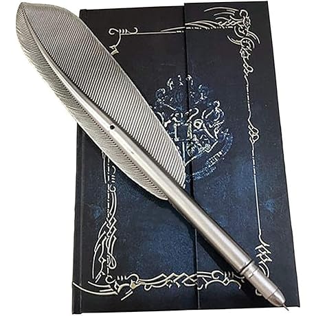 Enigmatic Vintage Journal and Quill: Pensieve of a Potterhead