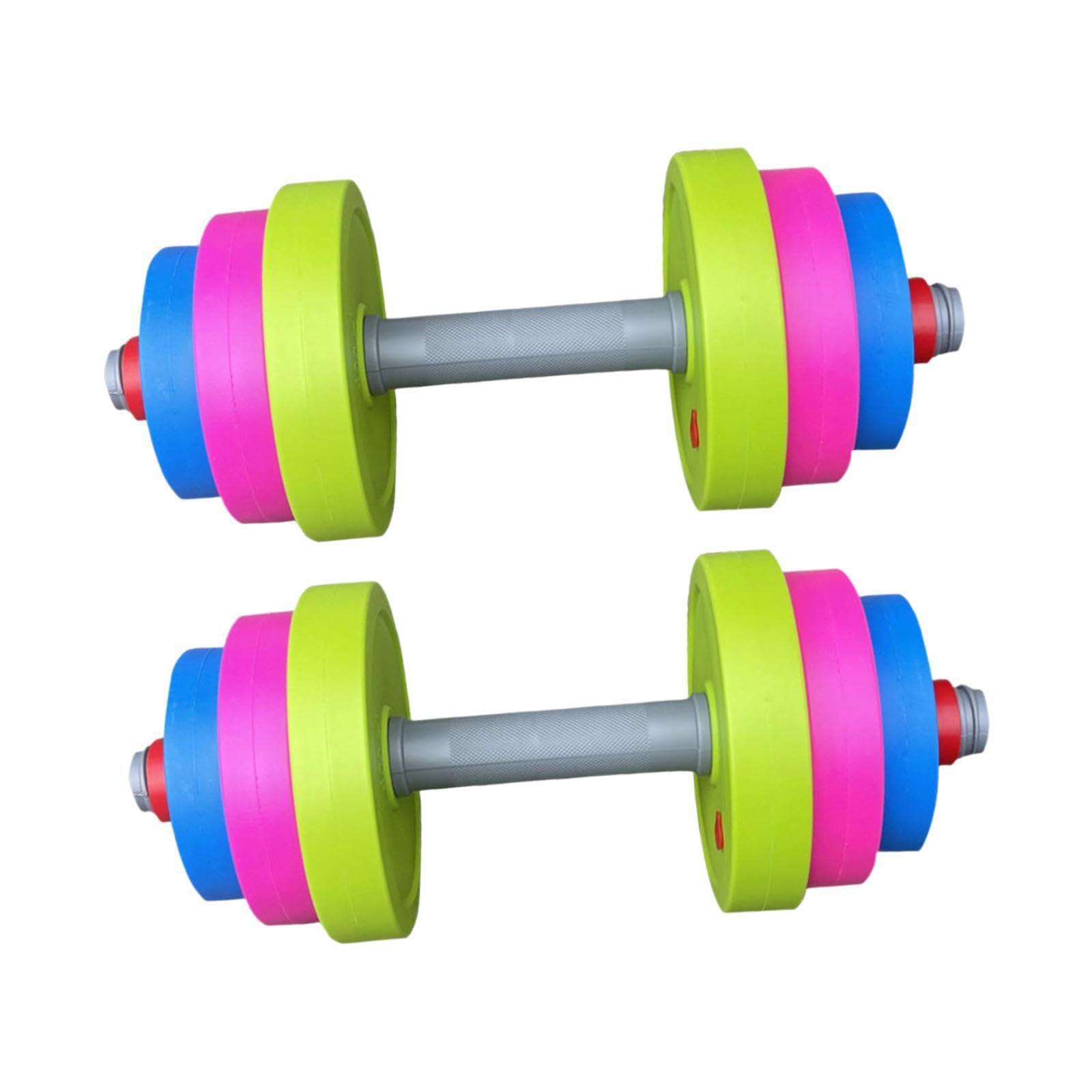 Giocattoli per bambini, set di attrezzi per sollevamento pesi, sviluppo precoce, incoraggiamento dell'interesse per lo sport nei bambini piccoli, finti, sport, palestra, Manico 12 cm