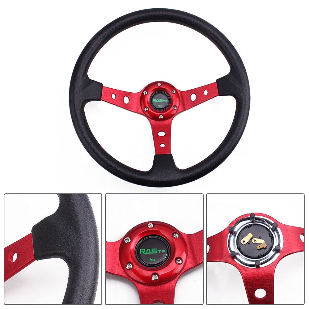 Amazon.co.jp: NINEFOX レーシングステアリングホイール ユニバーサル