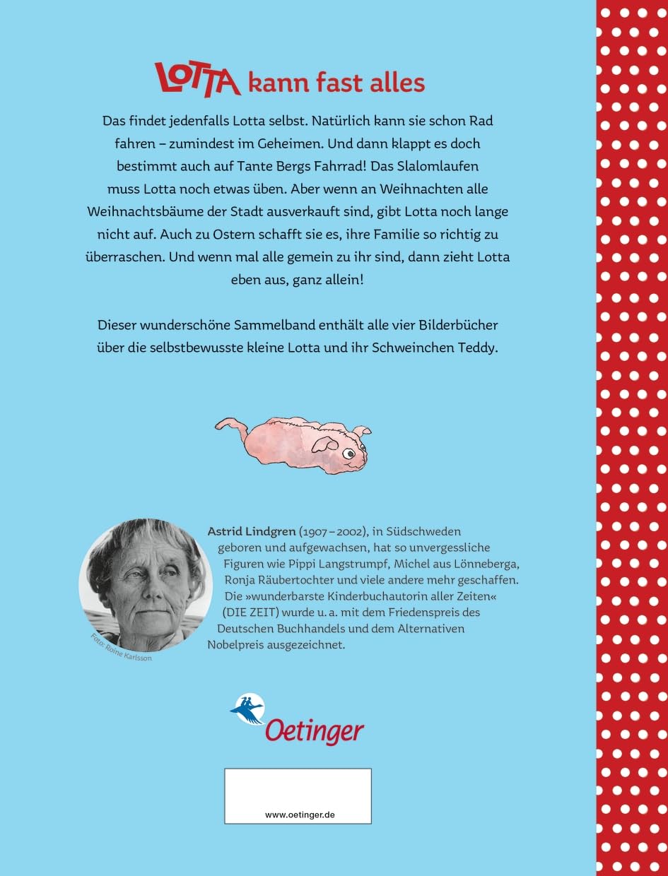 Das große Buch von Lotta: Alle Oetinger Bilderbücher über Lotta aus der Krachmacherstraße in einem Band. Astrid Lindgren Bilderbuch und Vorlesebuch ab 4 Jahren