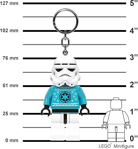 Miniatura 3 de LEGO Star Wars Darth Vader & Stormtrooper - Paquete de llavero de suéter feo, para edades de 6 años en adelante, 2 luces de llavero