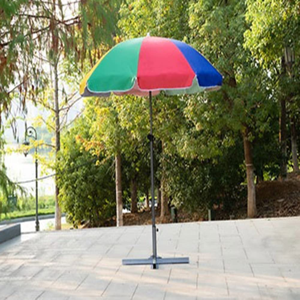 Parasol de Jardin Parasol d'extérieur Parasol Portable, Parasol de terrasse Parasol de marché Parasol de Plage sans Base, Parapluie de Table Ronde (Color : Multicolour, Size : 2.2m/7.2ft)