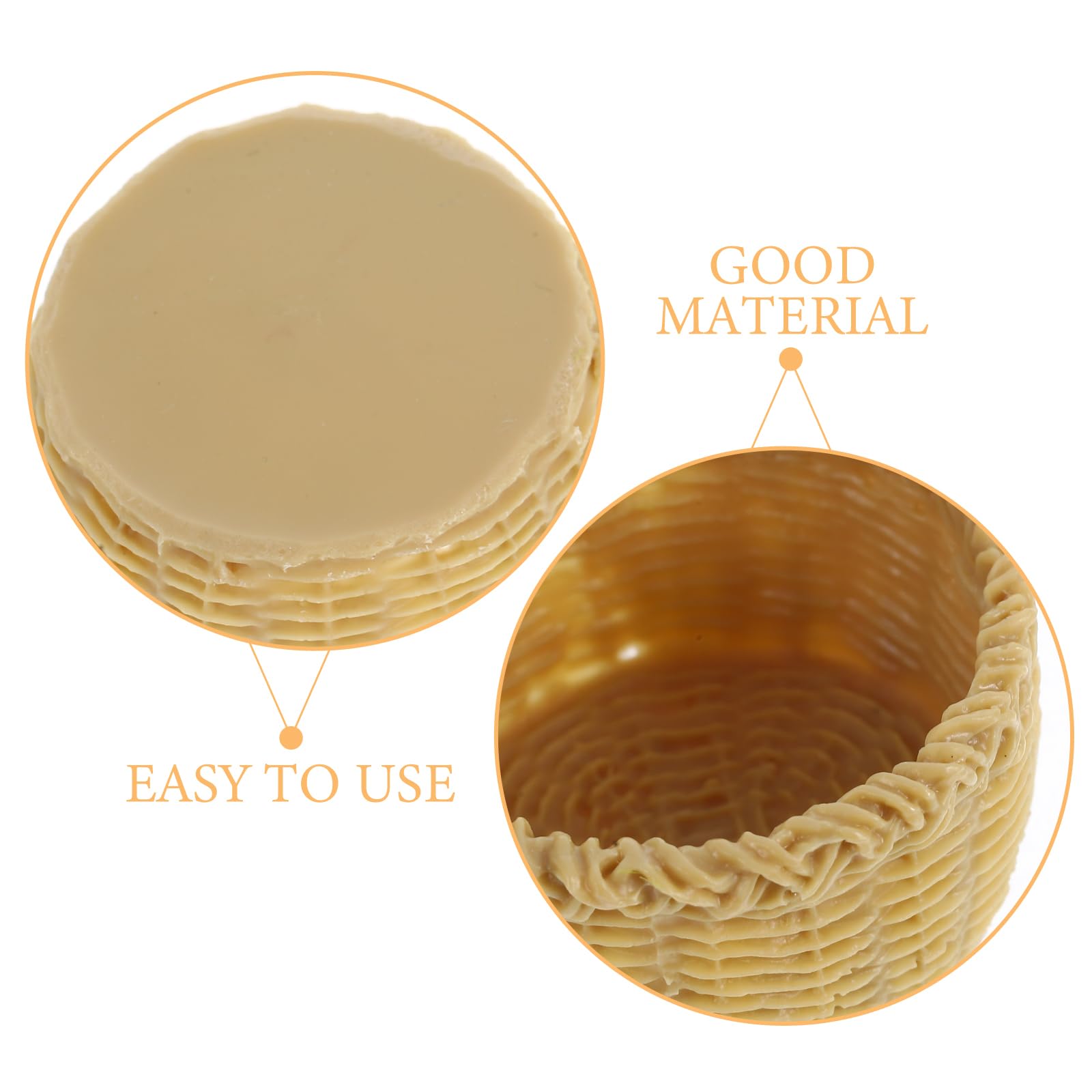 Dollhouse Miniature Plant Stand Basket：Cabilock 3Pcs Miniature 