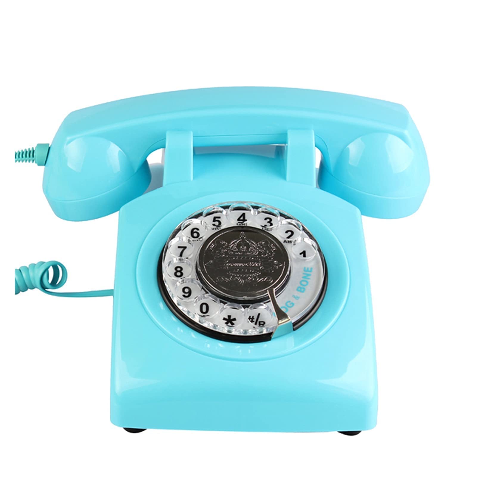 Telefoni Domestici con quadrante rotativo retrò, Telefono con Filo Classico Vecchio Stile Telefono Fisso Vintage per casa e Ufficio, Telefono con quadrante rotativo retrò Vecchio Stile Stile Anni '6