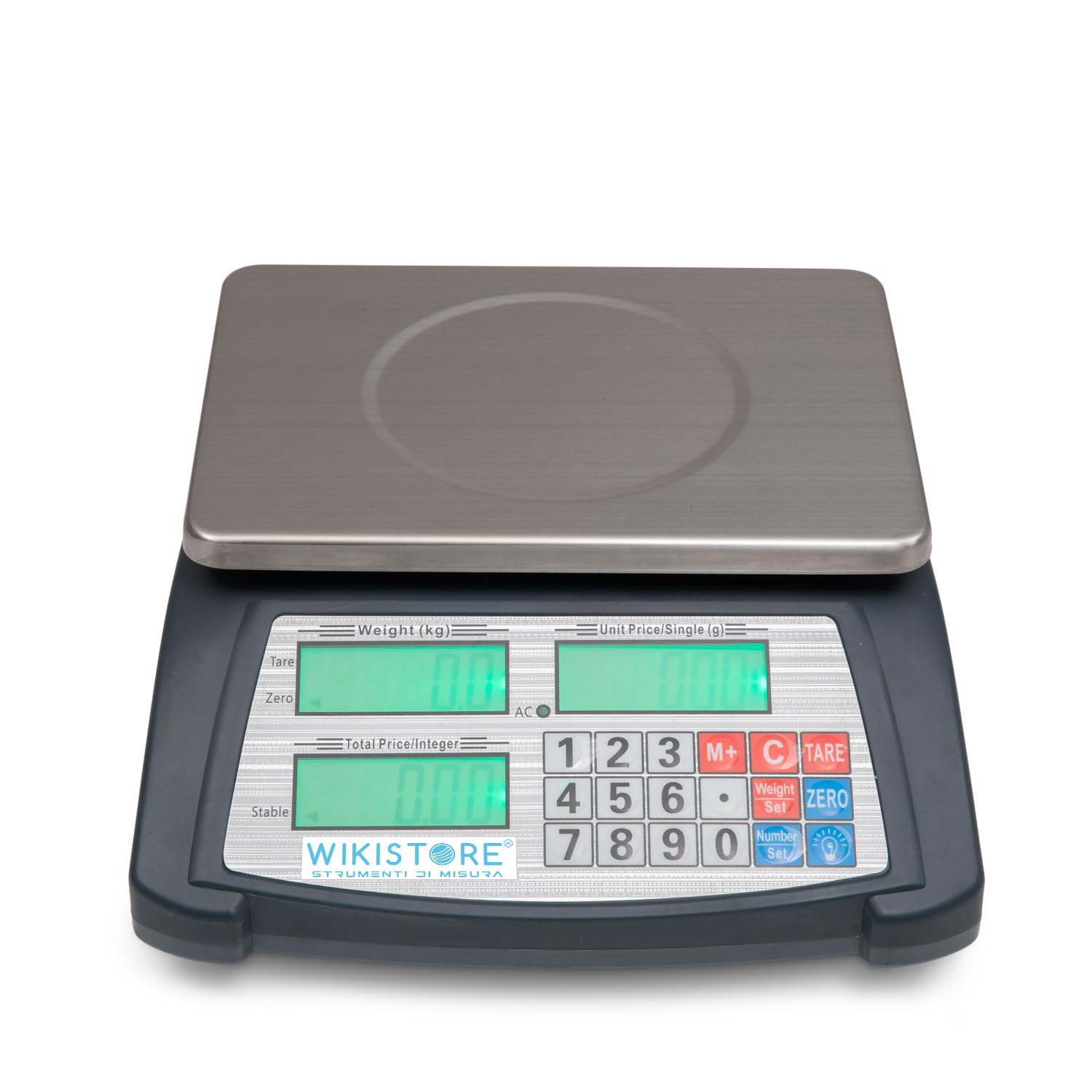 BALANZA DIGITAL 6 kg DE CARGA MÁXIMA, Balanza electrónica multifuncional con resolución 0,2 gr, Balanza profesional con funciòn cuentapiezas, Herramienta de trabajo precisay resistente