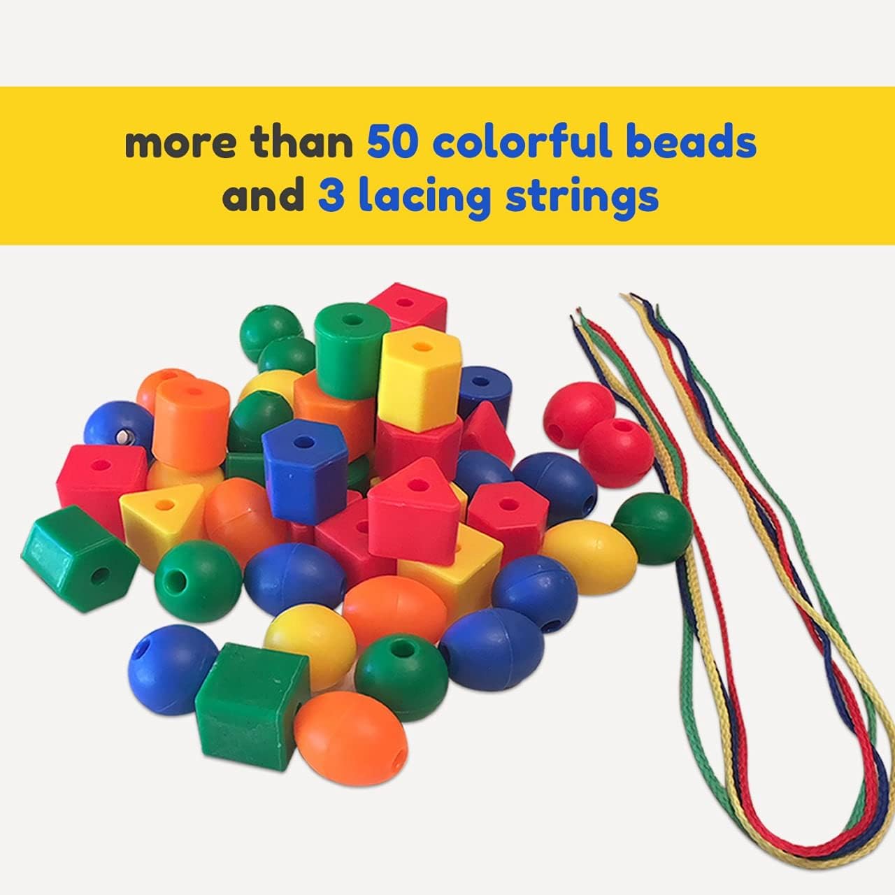 Buy 3 Bees \u0026 Me Jumbo Lacing Beads 
