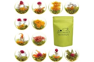 LWXLJMJZC-12pcs Individually Wrapped Blooming Tea