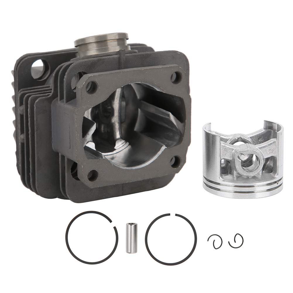 Cilindro Pistón Kit para MS200 MS200T Motosierra, Ensamble de Cilindro MS 200 MS 200T, para MS200 MS200T Motosierra Motor Piezas, con Juego de Sellos de Aceite Aguja Bujía de rodamiento