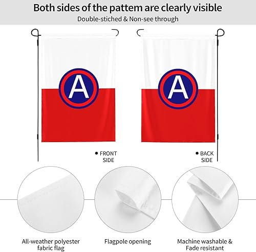 Miniatura 6 de Flag of United States Army Central Garden Flag 12.5"x18" Inch Double Sided Garden Flags Home Lawn Outdoor Decor Flags Party Banner Welcome Flag