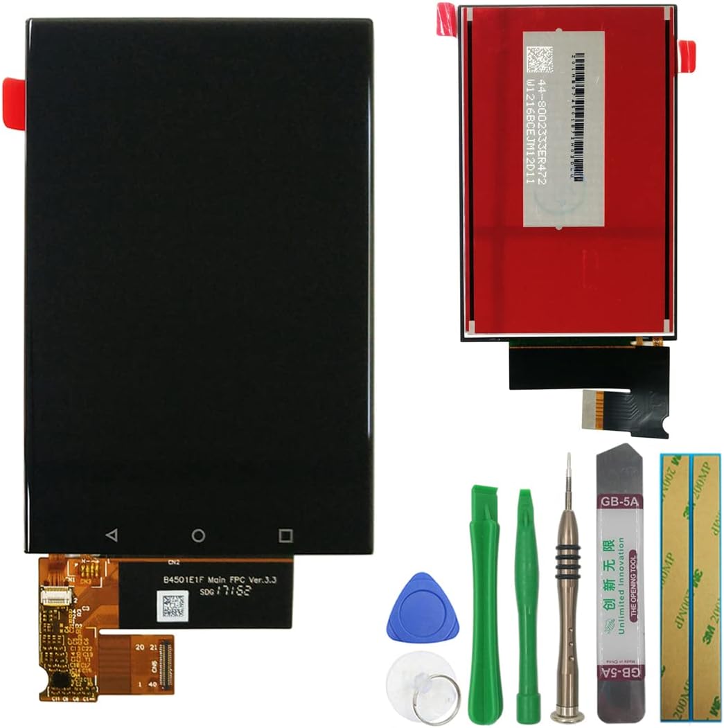 for BlackBerry Keyone DK70 DTEK70 BBB100-1 BBB100-2 BBB100-3 BBB100-4 BBB100-6 Assembly LCD Display Touch Screen Digitizer Replacement with Tools