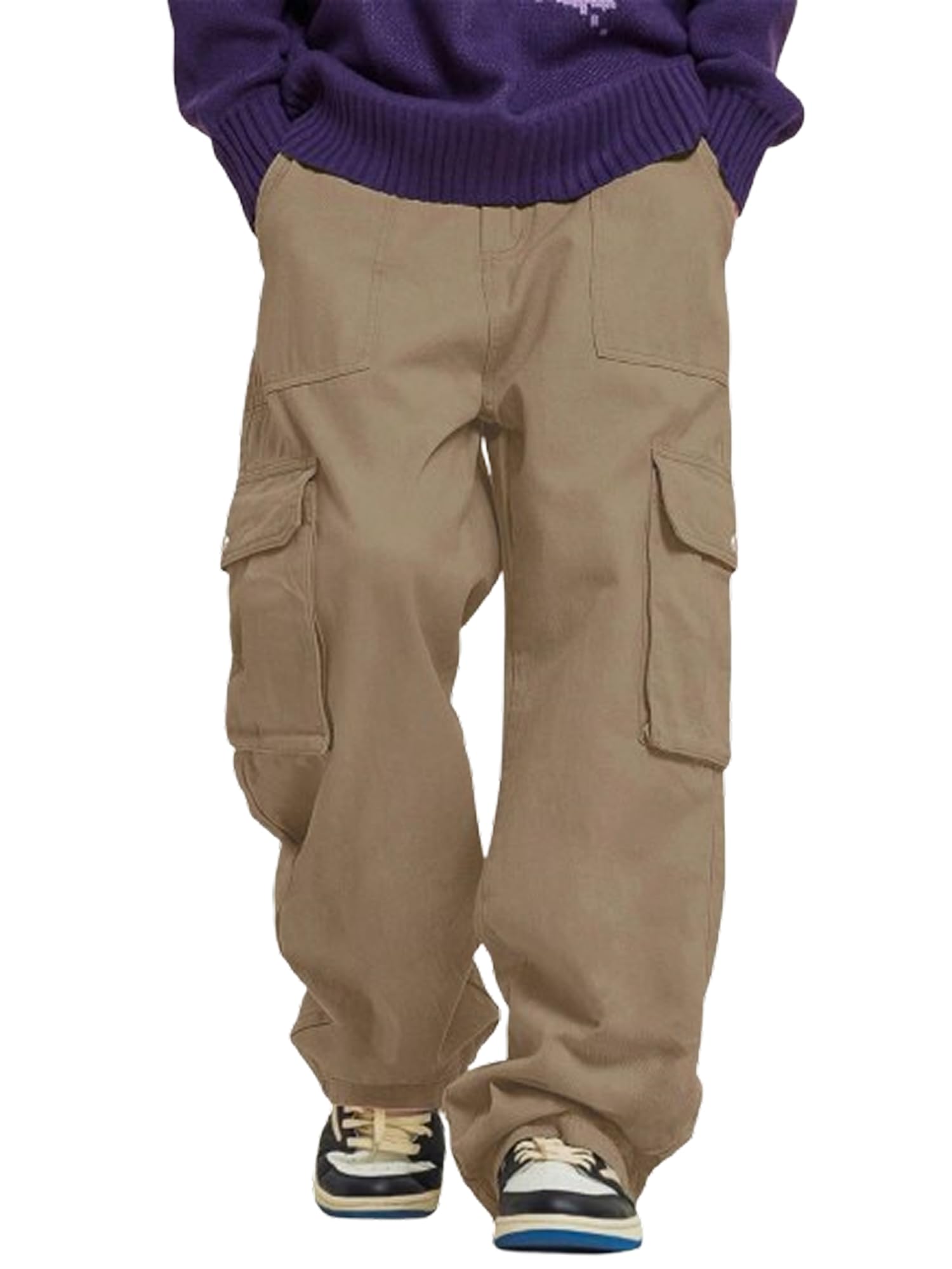 lymio Cargo for Men || Cotton Cargo Pant || Drawstring Waist Pant (Also Available in Plus Sizes) (141-144)-picture-2