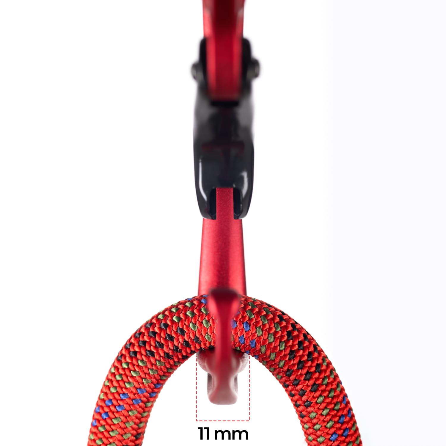 FIXE - Pack 4 Cintas Exprés Picot para Escalada Deportiva, Mosquetones Ligeros con Nariz Cónica, Snagfree y Doble Verruga, Cinta de Poliamida 25 mm, EN 12275