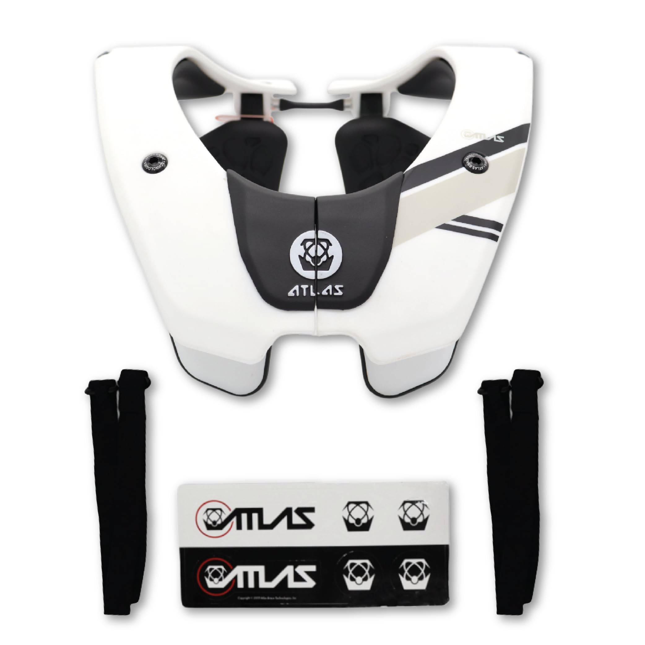 自転車本体 Atlas Broll Neck Brace-White Atlas Broll - Purpose built for children