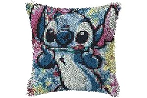 Adorable DIY Stitch Latch Hook Kit for Creative Embroidery Lovers