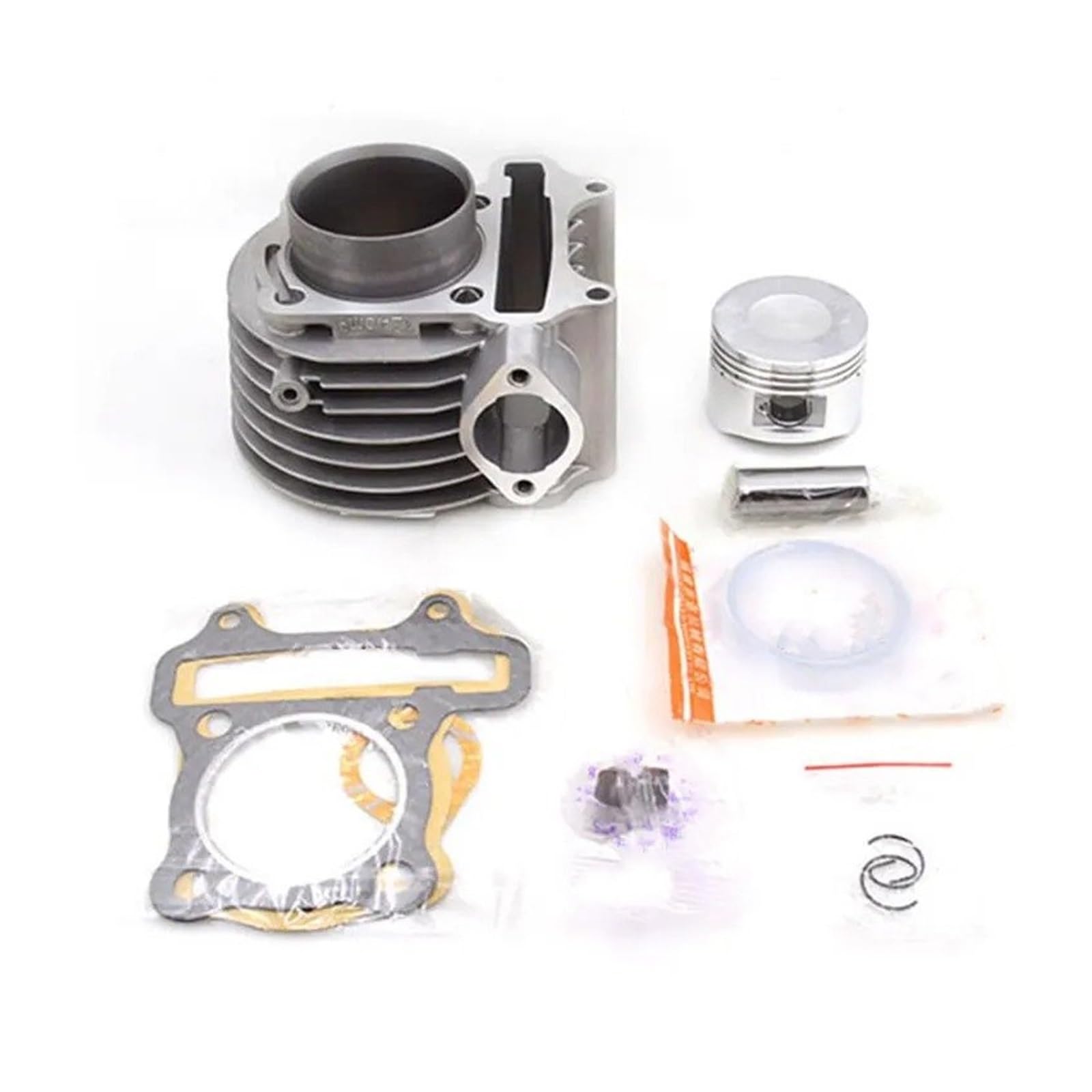 Cilindro Pistone Kit Per ELITE 125 SC125 Per SC Moto Cilindro PISTONE Anello Guarnizione Kit 52.4mm 57. 58.5mm Big Bore(125cc 52.4mm)