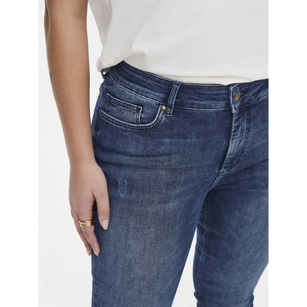 ONLY Carmakoma Damen Skinny-fit-Jeans Carwilly Reg Skinny Jeans DNM Tai Noos