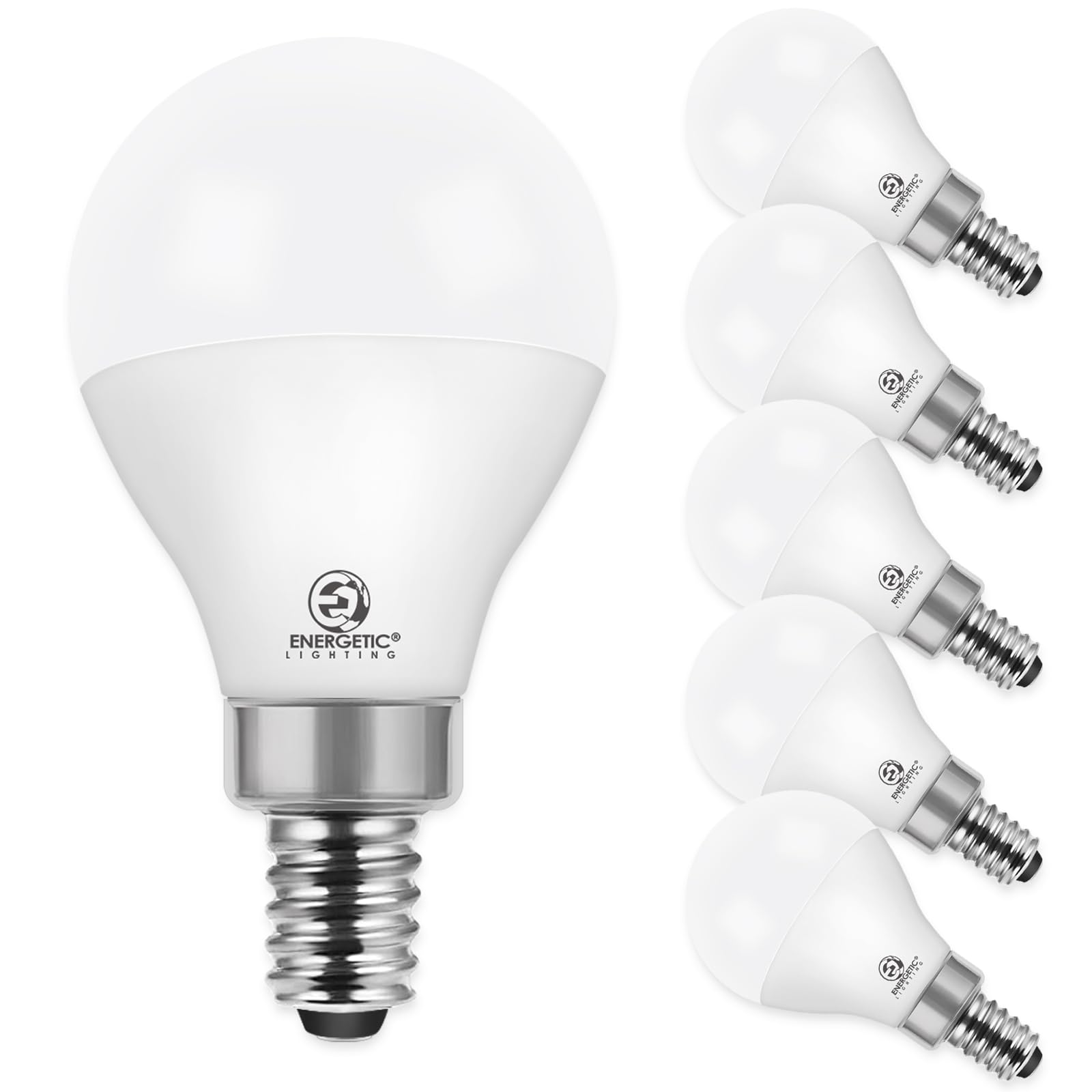 Energetic A15 LED Light Bulb, E12 Base Candelabra Base Chandelier