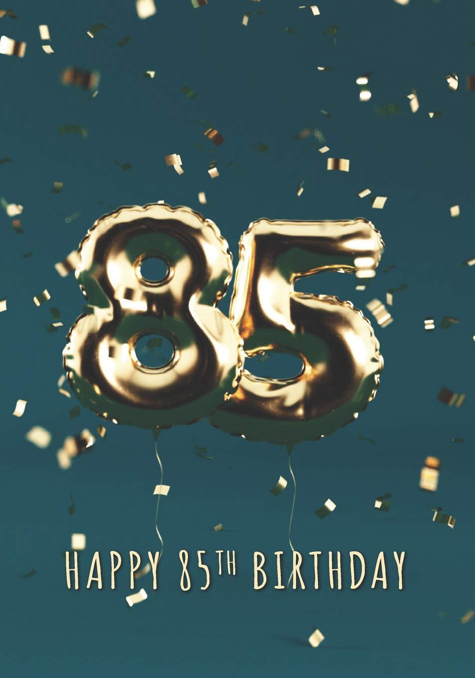 Happy 85th Birthday: Personalized Journal with 100 Lined Pages - Green Edition