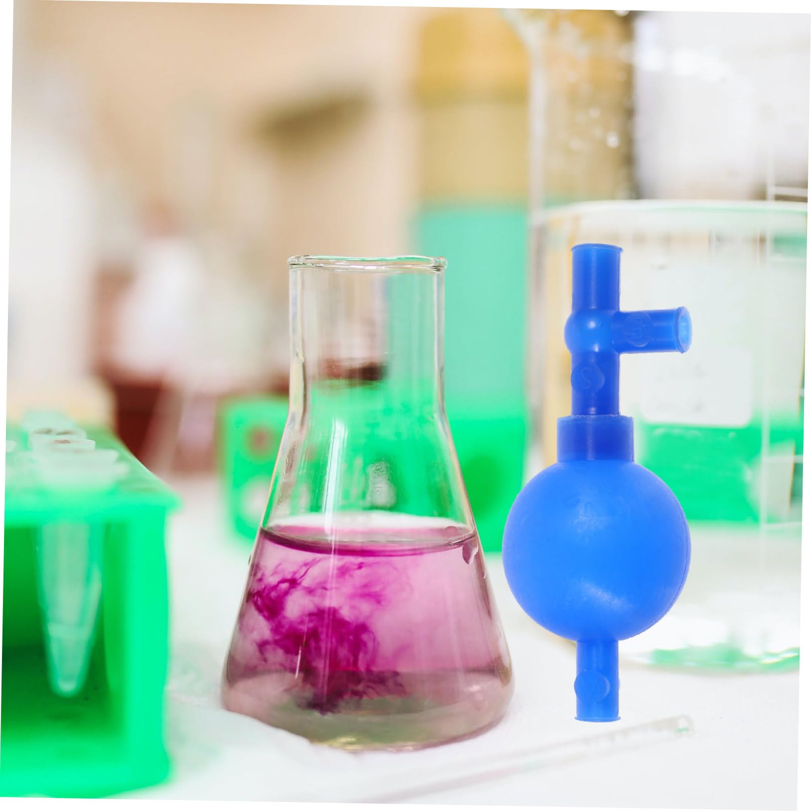 5 Uds Bola De Succión Cuantitativa Pipeta Bola Laboratorio Bombilla De Succión Laboratorio Lavadora Pipeta De Bombilla Laboratorio Lavado Bombilla Cuantitativa Bombilla De Succión