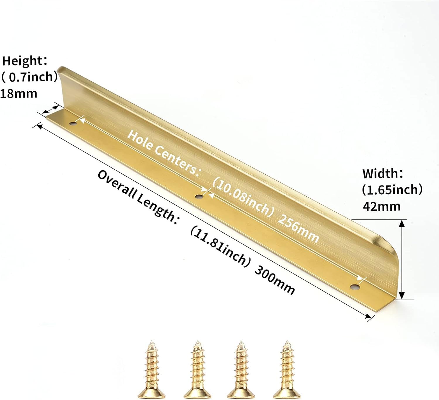 Satanga - Lot De 5 Poignées De Bord Dissimulées Pour Armoires De
