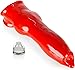 Oxballs Fido Cock Sheath - Manga de Pene, Rojo