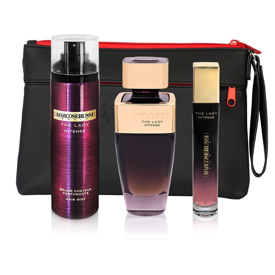 MARCO SERUSSI THE LADY INTENSE EDP 100ML + 20ML + HAIR MIST