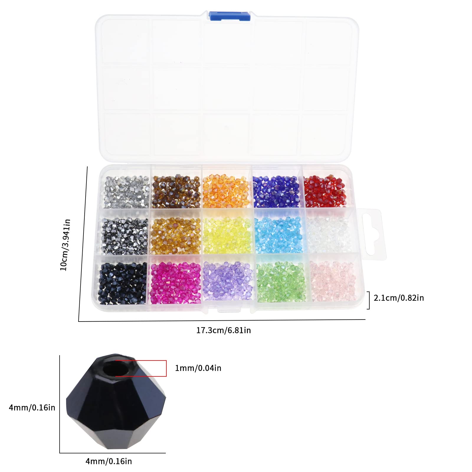 100 PERLINE SFACCETTATE MEZZO CRISTALLO VERDE SMERALDO - Materiali ... | su