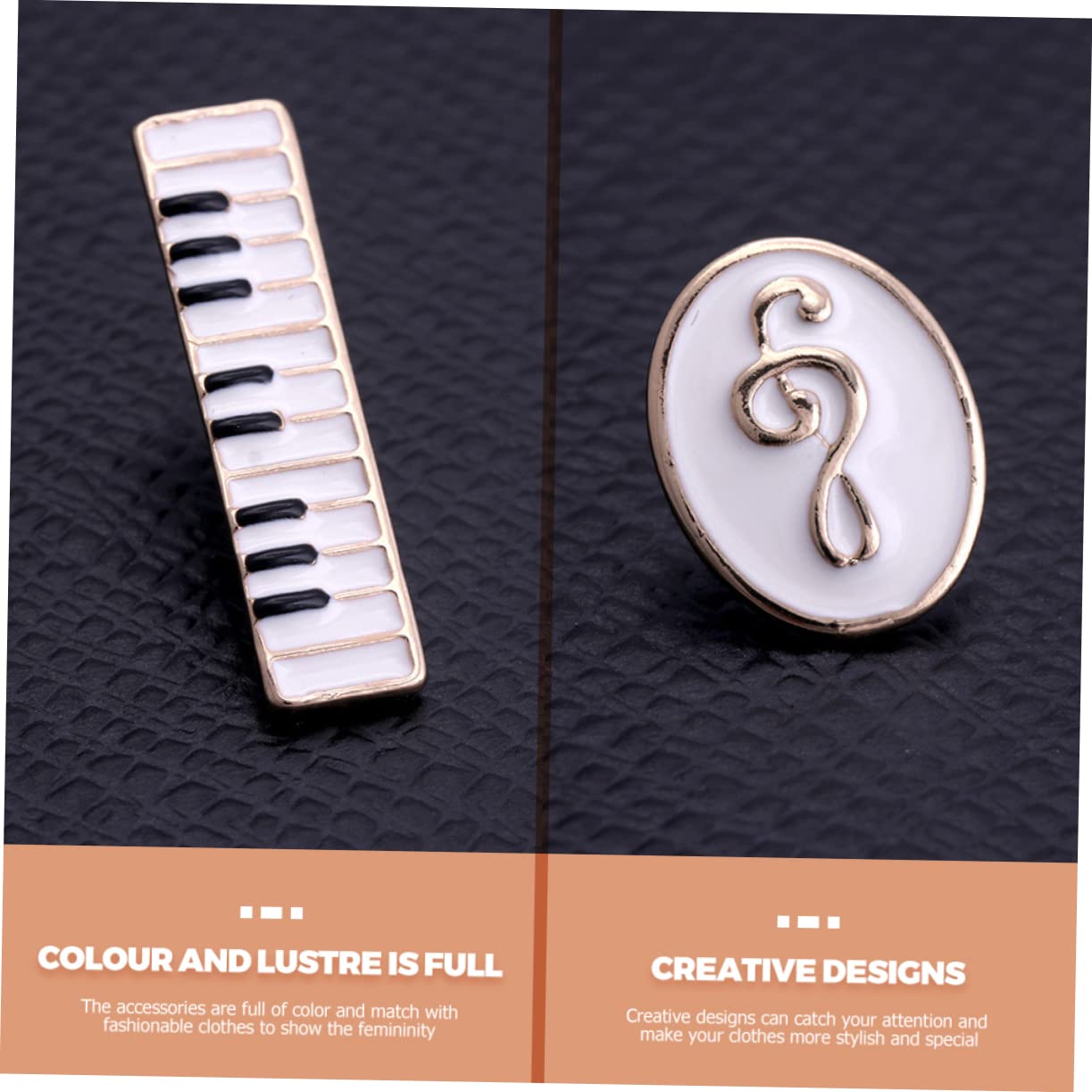 SOIMISS 20pezzi Spilla Violino Elegante Per Donne Spille Musicali Per Abbigliamento Accessori Moda Per Amanti Della Musica