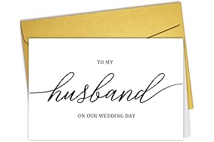 Wedding Day Card for Groom, To My Husband On Our Wedding Day Card