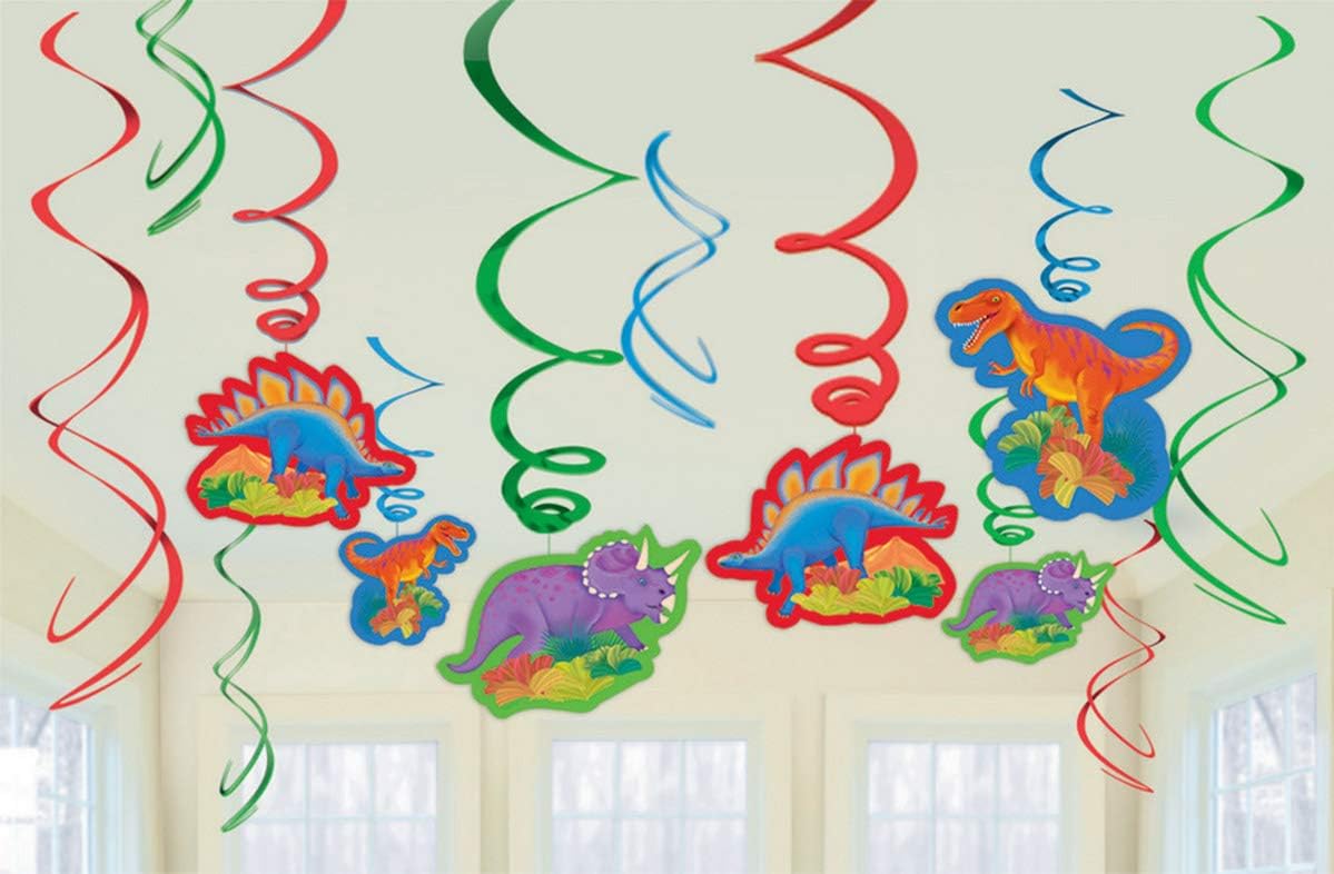 Prehistoric Party Swirl Decorations Value Pack, Party Favor