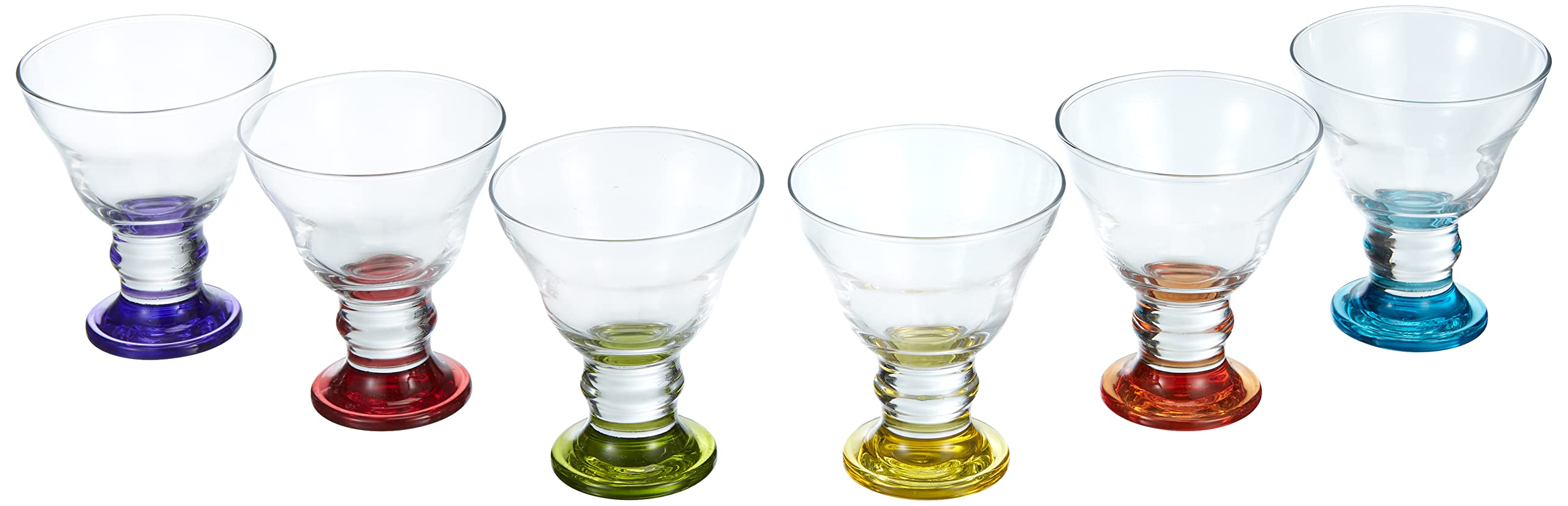 lav Ice Cream Cup Painted Set of 6 | Colorful and Stylish Design | Perfect for Serving Ice Cream, Desserts, and Snacks | Ideal for Home, Parties, and Special Occasions | 255cc | 8.75 oz