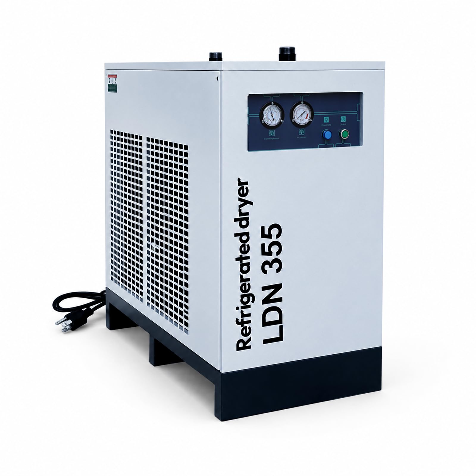 kapa 353.15 CFM Compressed Air Dryer, Refrigerated Air Dryer, 220V Industrial Refrigerated Air-Drying System for 75HP Compressors - with Color Screen Control Panel and Automatic Drainage