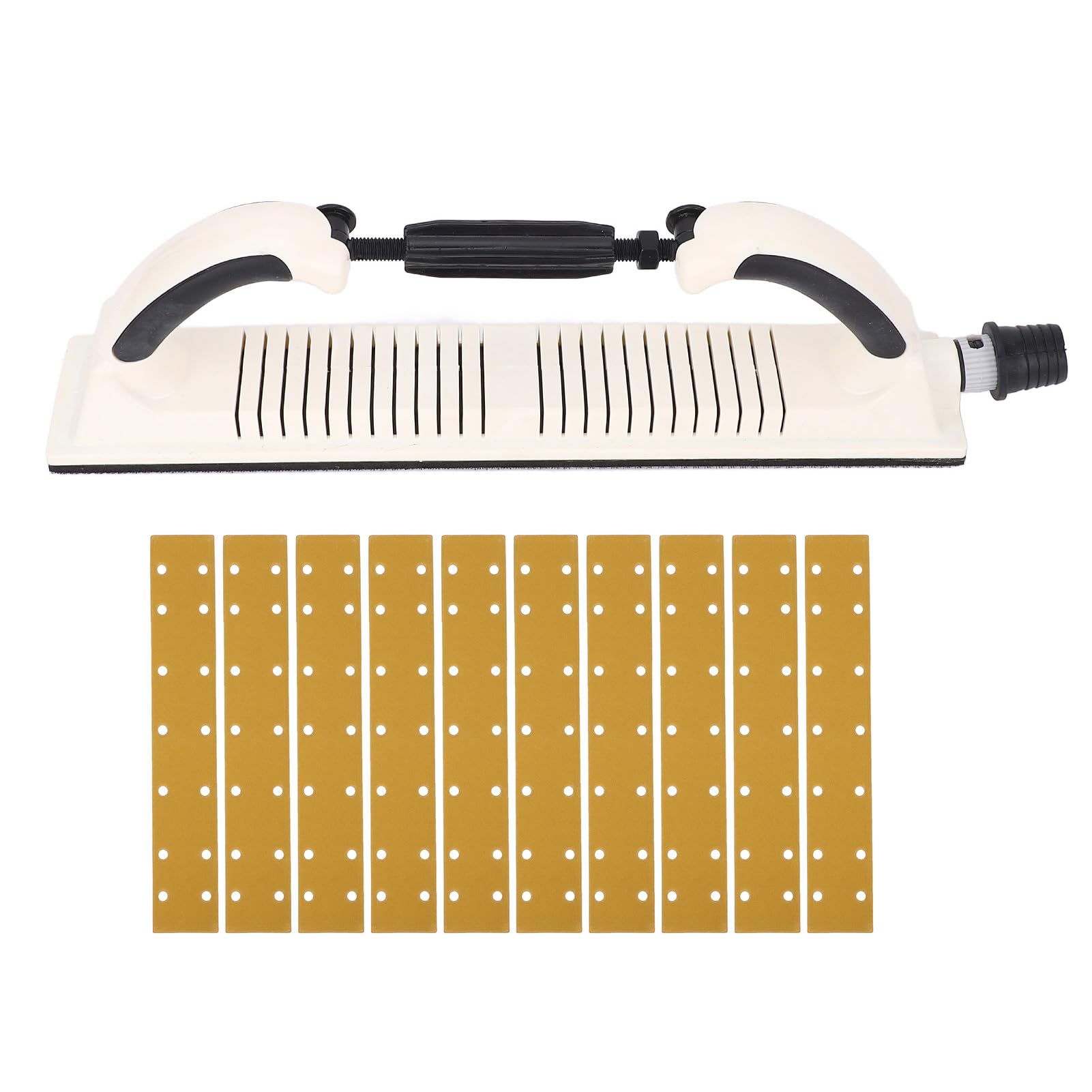 Longboard Bloque de lima de lijado manual Radio ajustable Respaldo de gancho y bucle Herramienta de lijado manual con mango para carpintería Lijado de paneles de yeso Elimin
