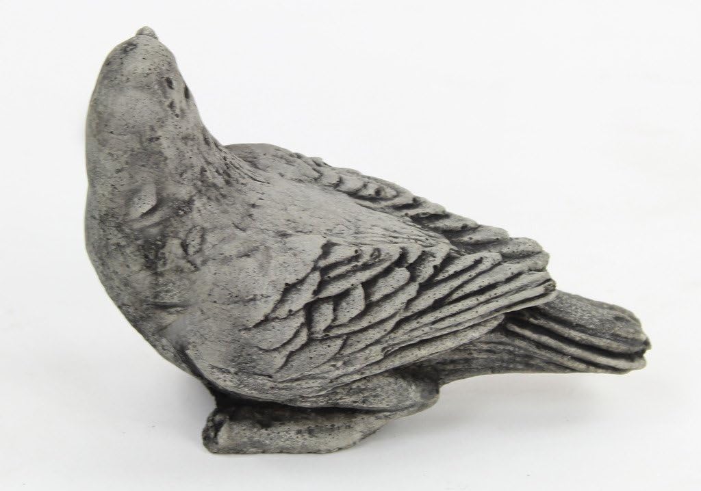 Lark Bird Concrete Statue Cement Birds Figurines Cast Stone Bird Bath Figure Back Yard Art