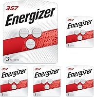 Vista 10 de Energizer Baterías 357/303 (paquete de 3), pilas de botón de óxido de plata de 1.5 V