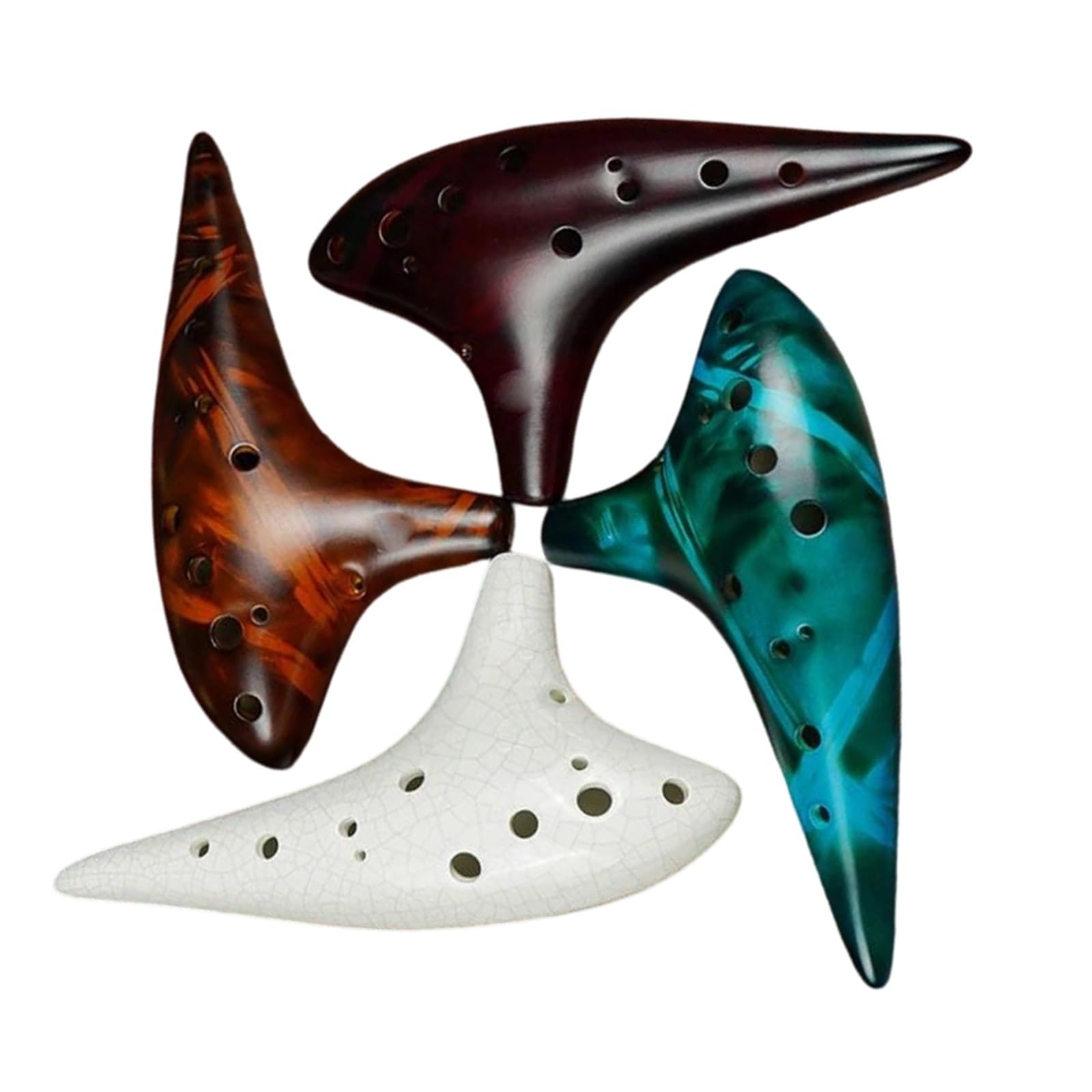 Okaryna Profesjonalna 12-otworowy Alto C w ceramicznej obudowie A/C Ocarina