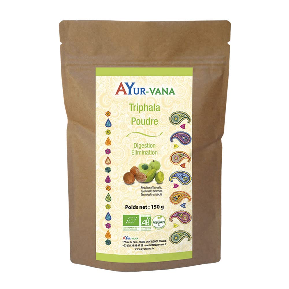 Triphala 150 g de poudre bio - Transit Intestinal - AYur-vana