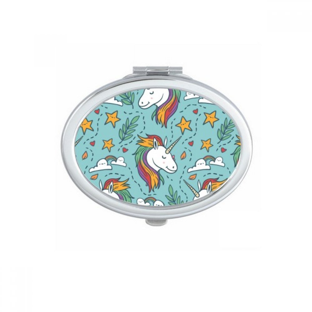 Miroir de poche licornes multicolore, le cadeau mignon idéal pour elle