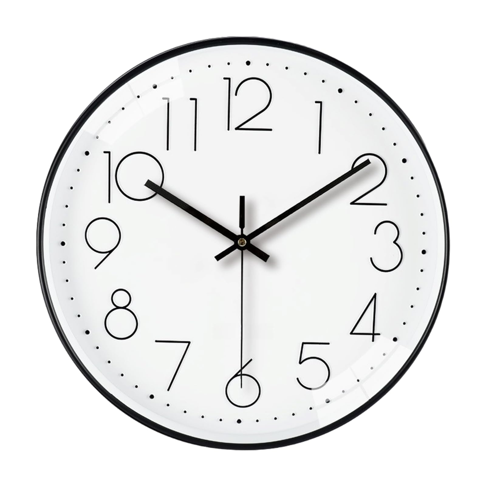 Horloge murale moderne silencieuse 30 cm : fini le bruit pour une concentration totale