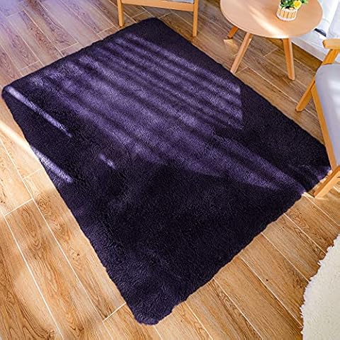 Alfombrilla para Puerta LNGVBF, Felpa, Antideslizante, Decoración para el Hogar (púrpura, 80x160cm) Cover