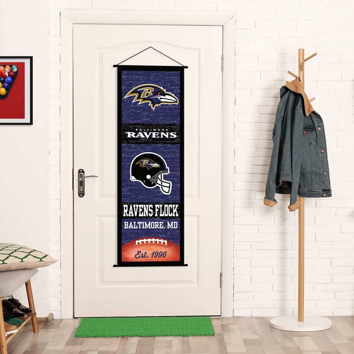 Baltimore Ravens Banner and Scroll Sign - Image 4