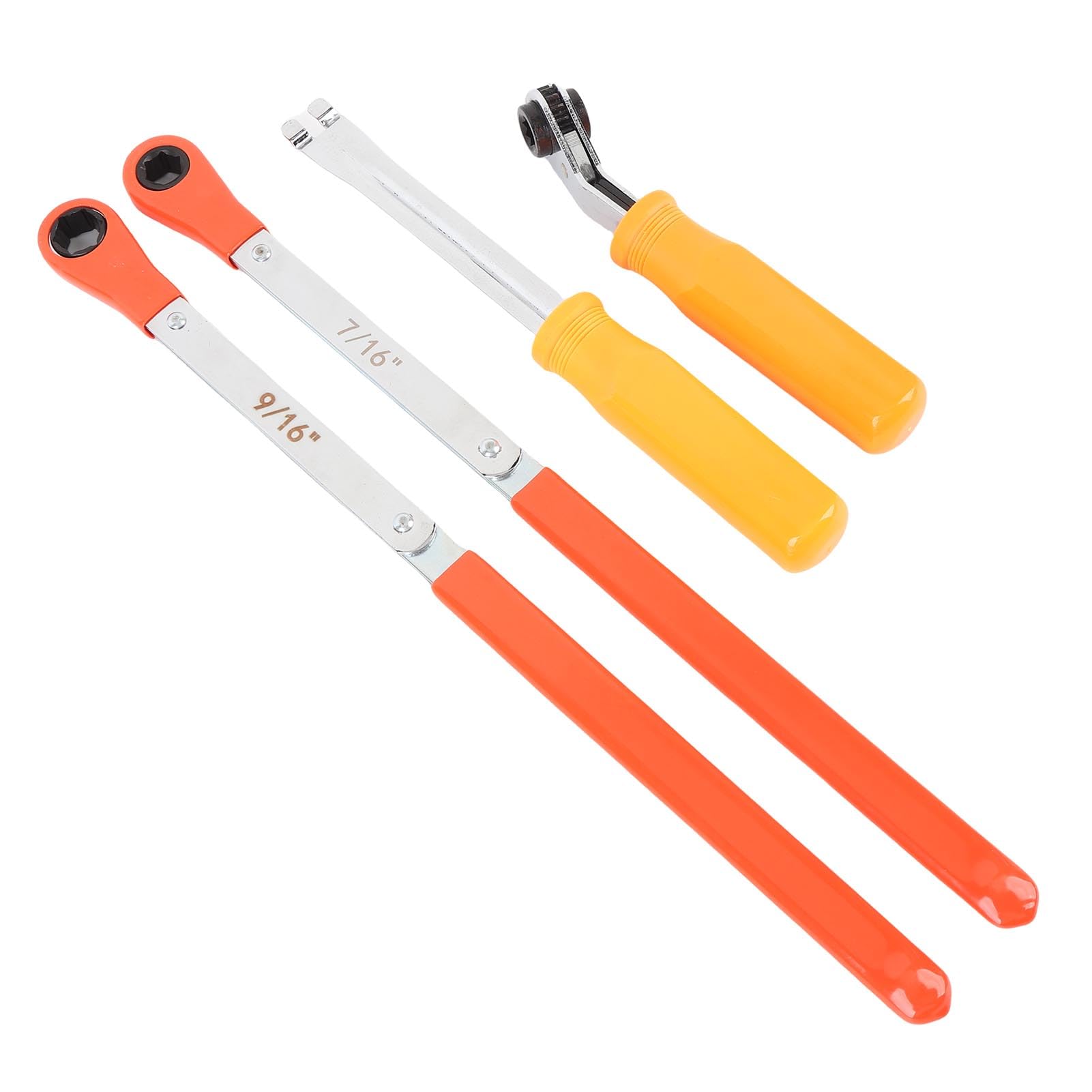 4pcs Chiave di Regolatore Automatico Slack Slack 7/16in 9/16IN FORCHIO Strumento di Rilascio di Rilascio per la Chiave per Freno Ad Aria per Freno per Camion Pesanti Regolazione