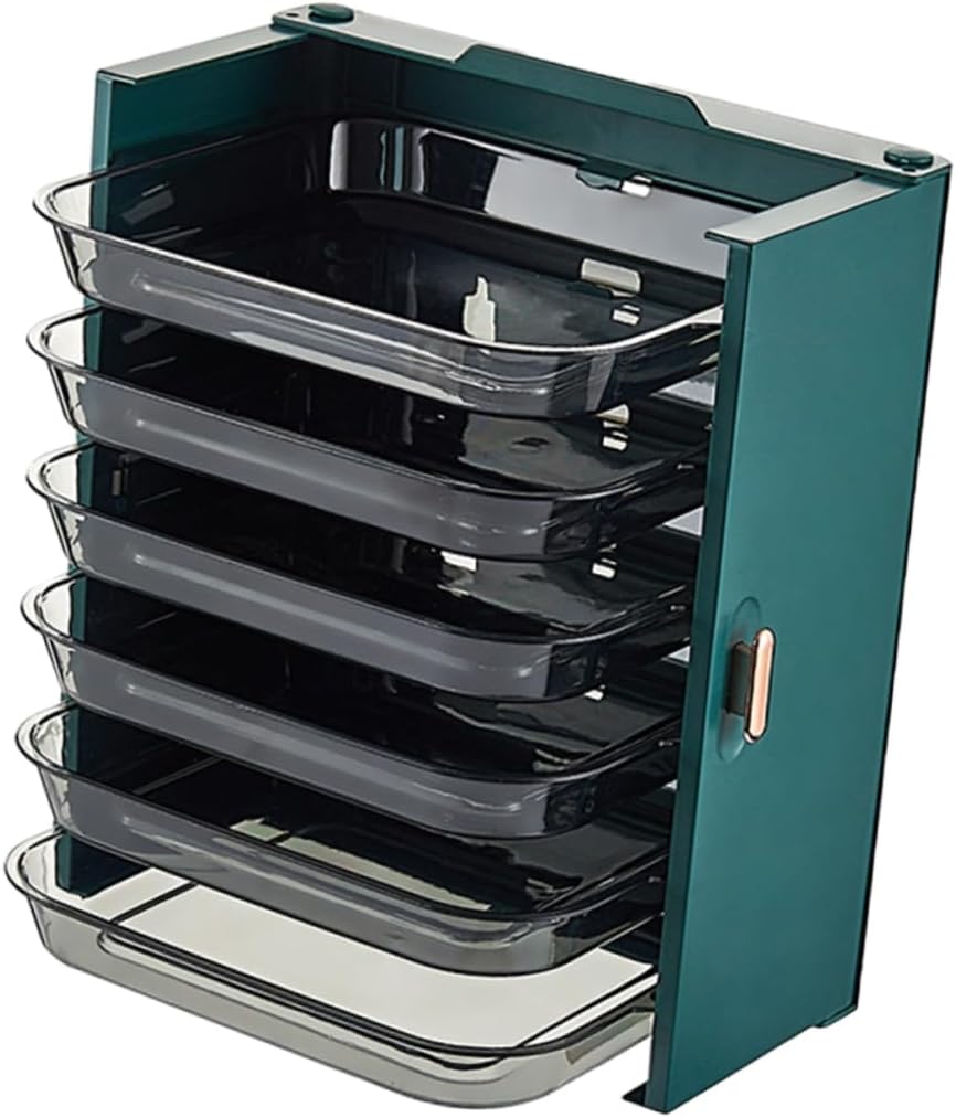 Multi-layer Food Preparation Rack Collapsible Kitchen Storage Shelf Hotpot Serving Tray Utensil Holder Space-saving Dish Organizer for Home Cooking